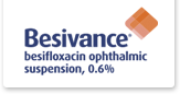 BESIVANCE (besifloxacin ophthalmic suspension) 0.6% logo